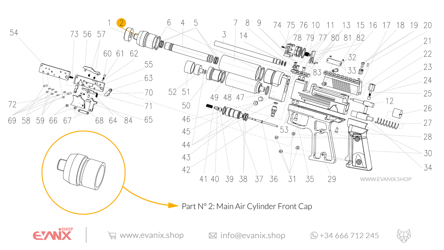 Evanix Viper Spare Parts