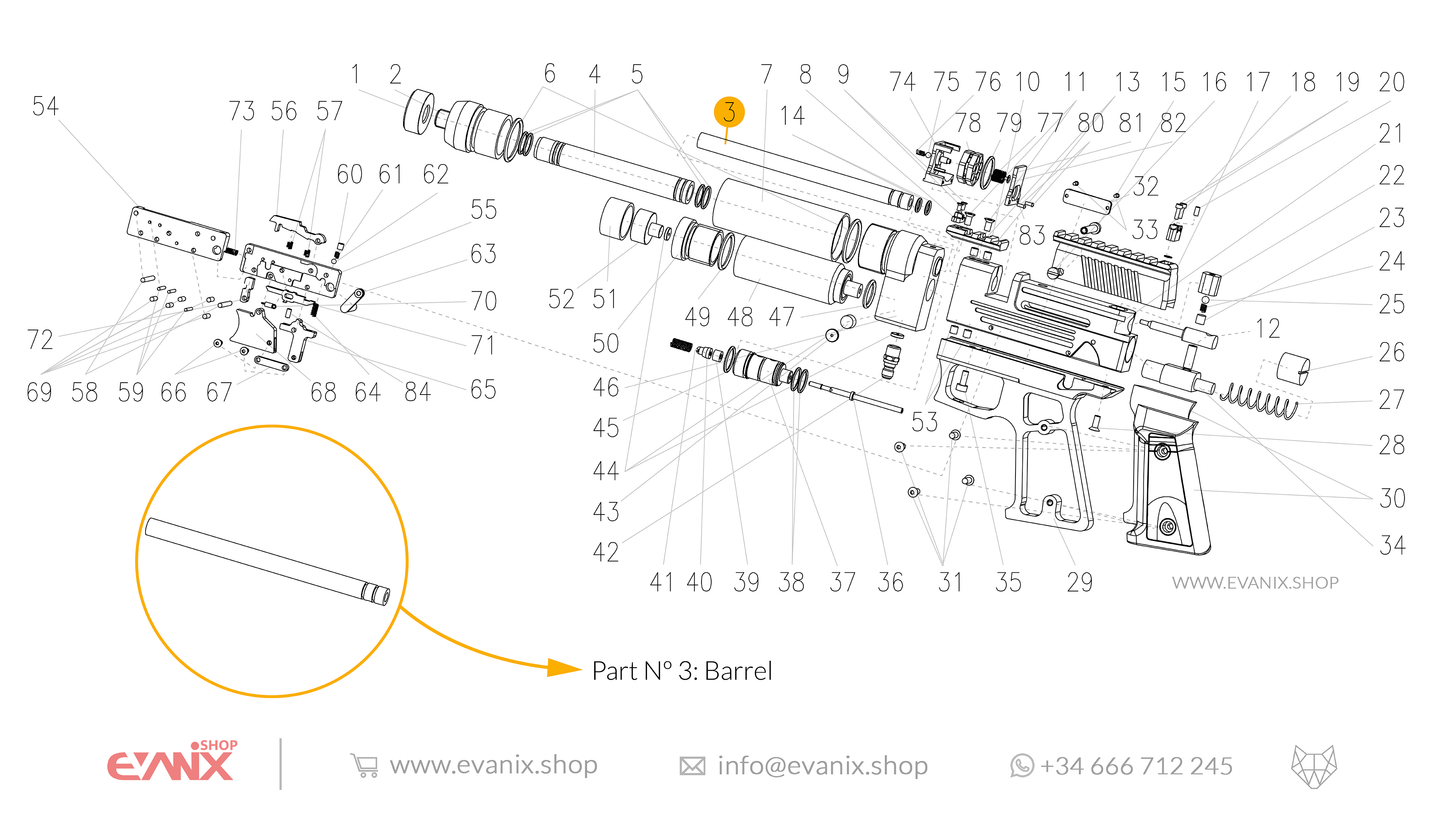 Evanix Viper Spare Parts