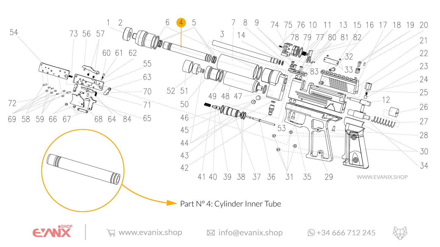 Evanix Viper Spare Parts