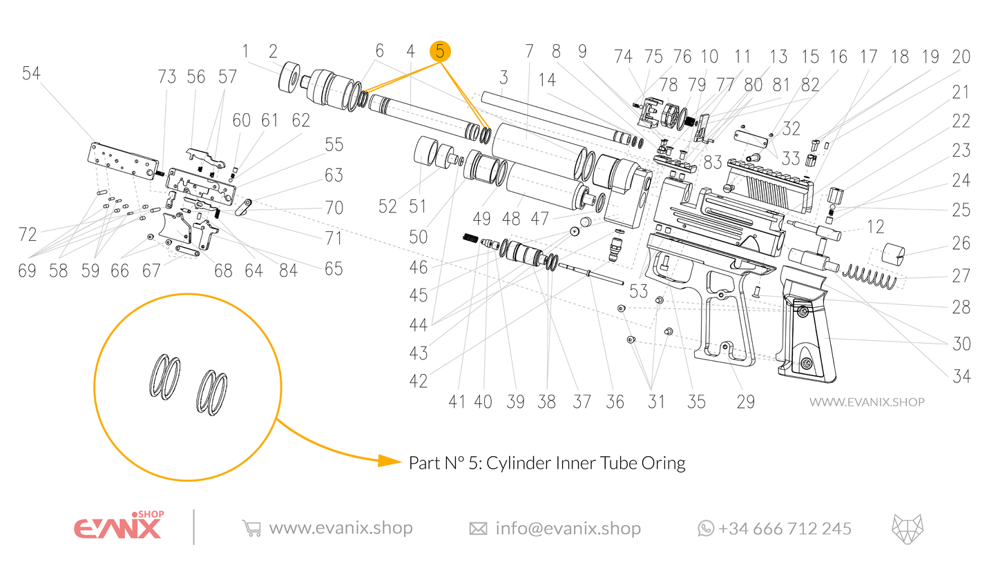 Evanix Viper Spare Parts