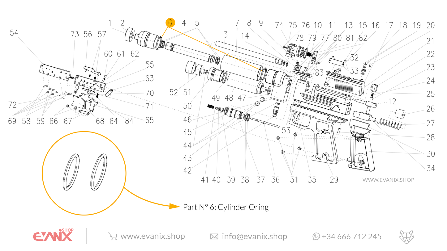 Evanix Viper Spare Parts