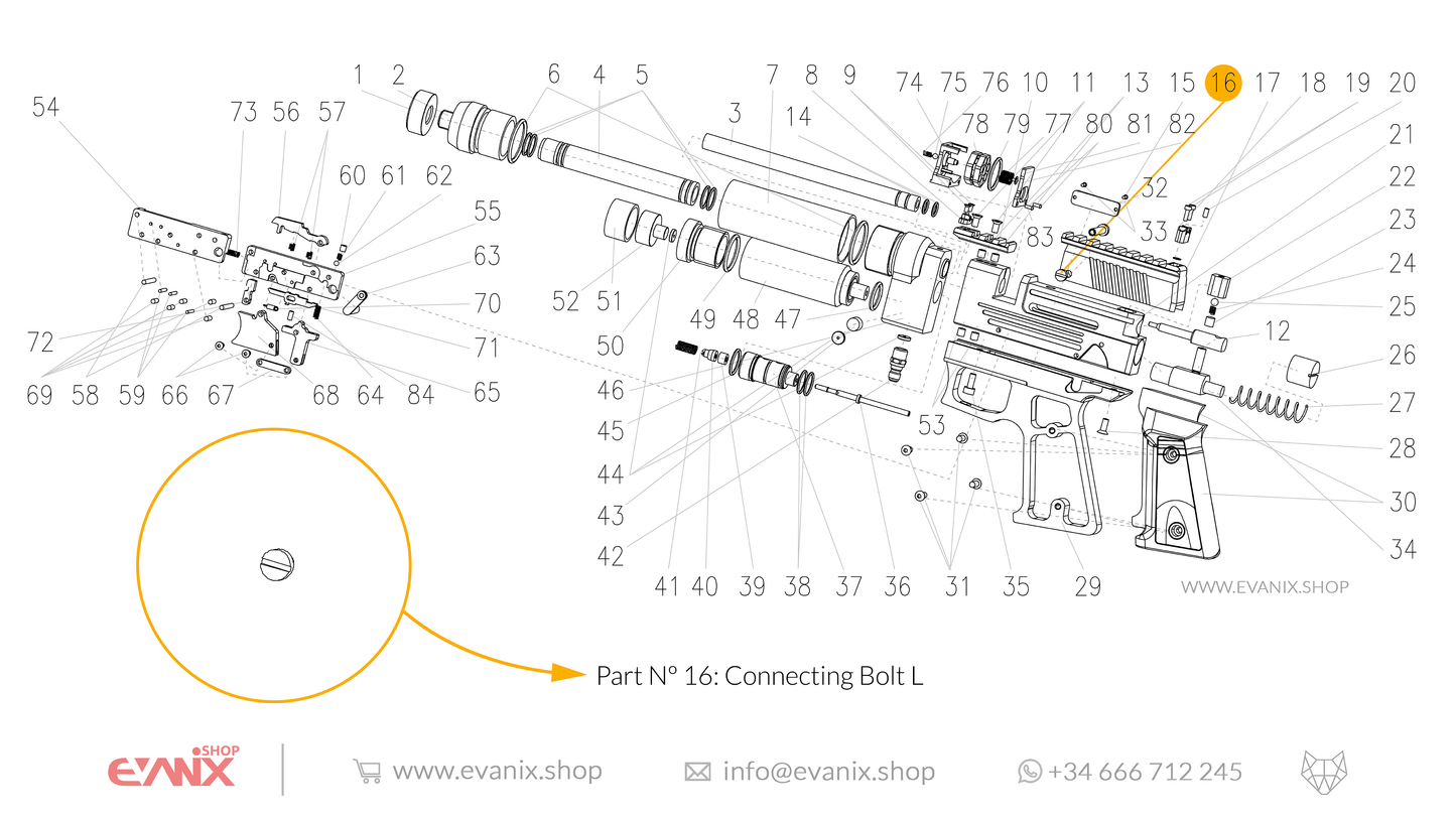 Evanix Viper Spare Parts