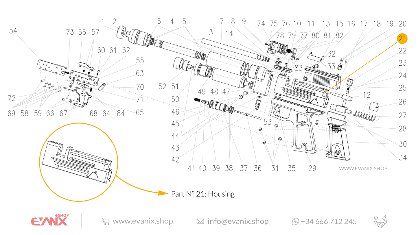 Evanix Viper Spare Parts