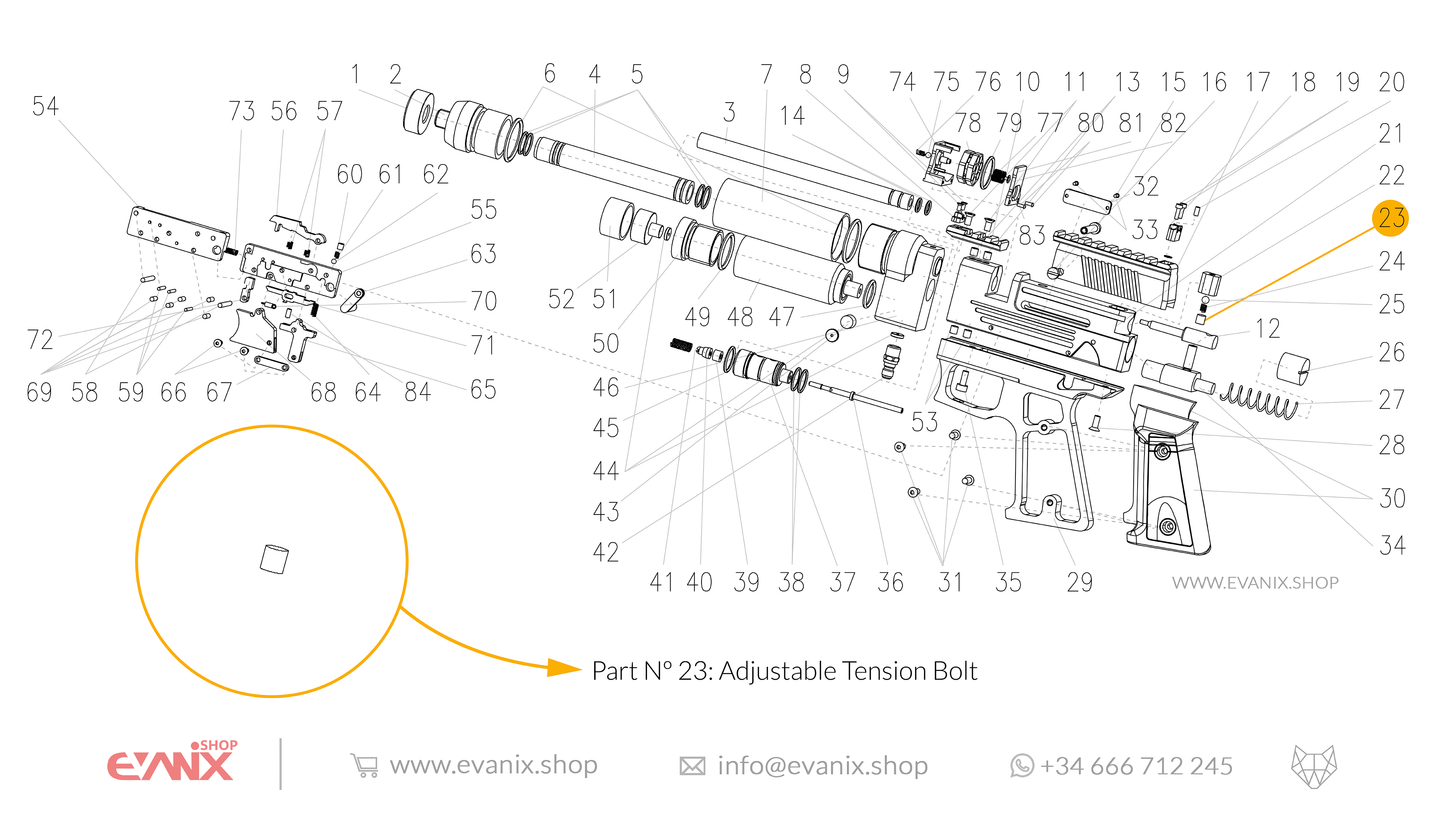 Evanix Viper Spare Parts