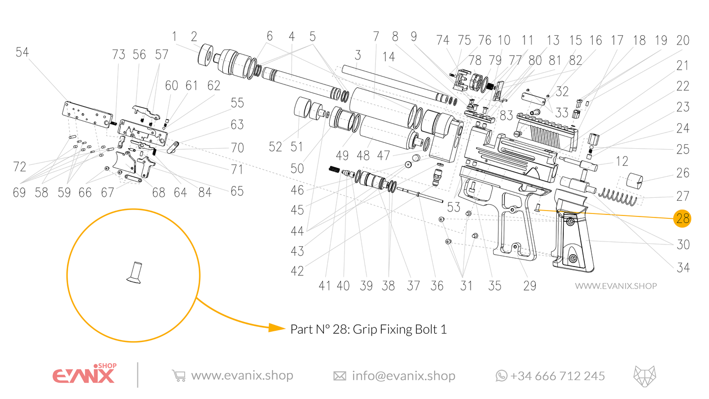 Evanix Viper Spare Parts