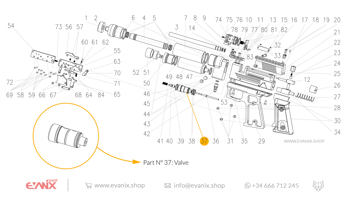 Evanix Viper Spare Parts