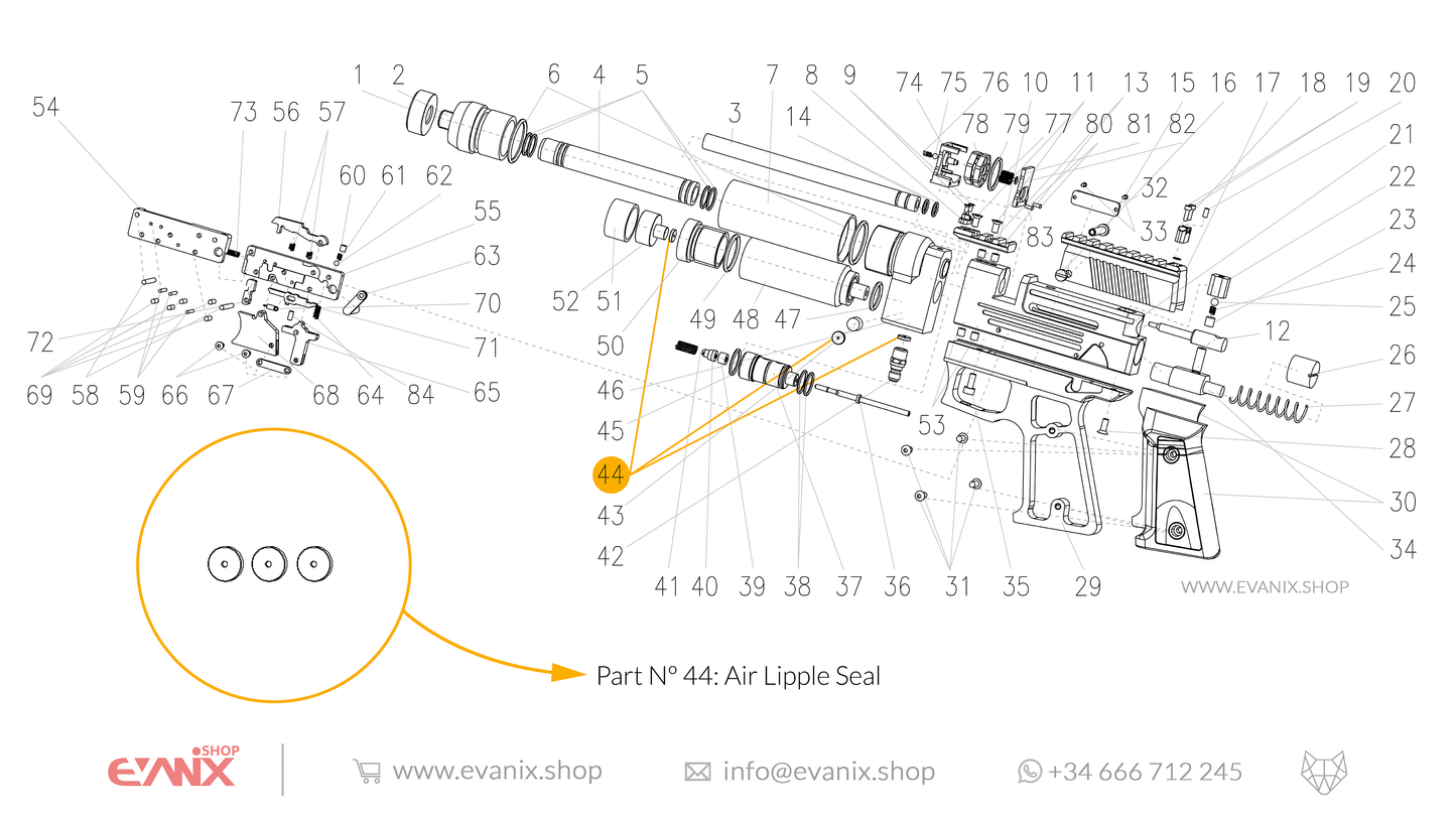 Evanix Viper Spare Parts