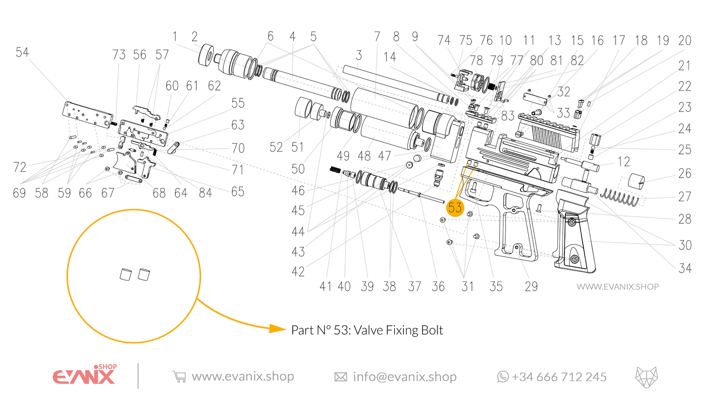 Evanix Viper Spare Parts