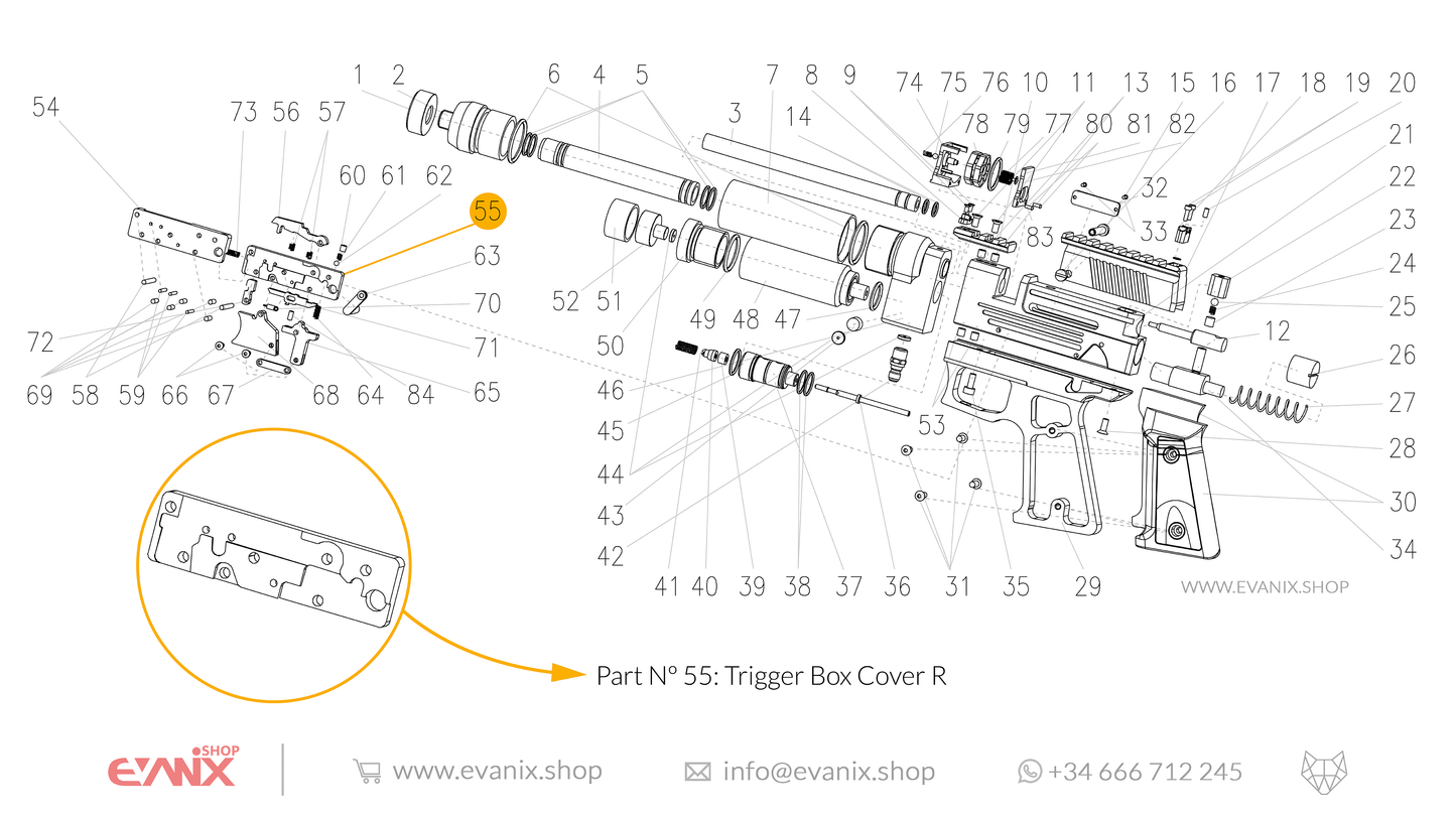 Evanix Viper Spare Parts