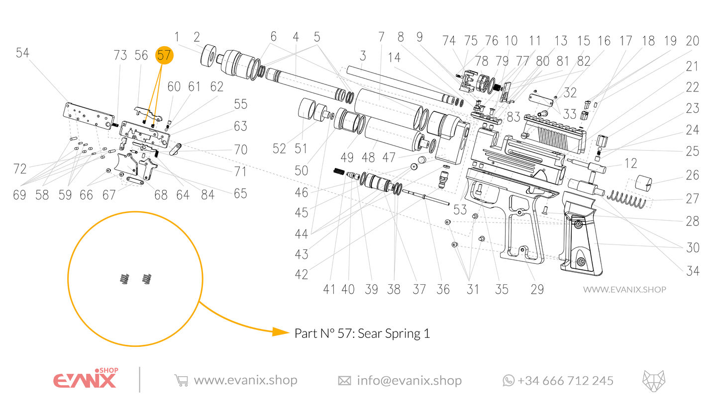 Evanix Viper Spare Parts