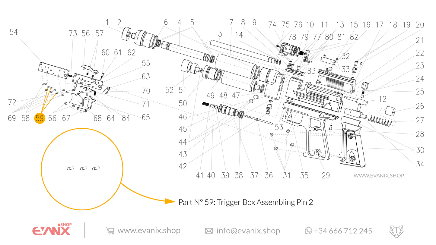 Evanix Viper Spare Parts