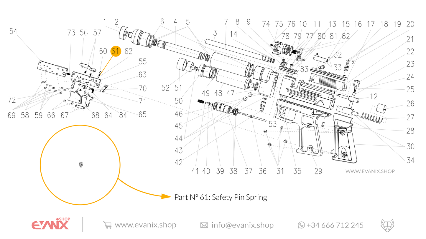 Evanix Viper Spare Parts