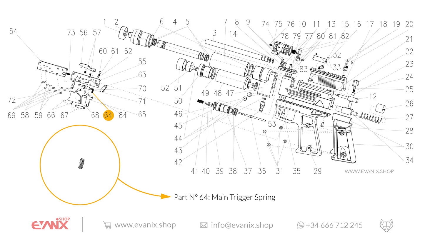 Evanix Viper Spare Parts