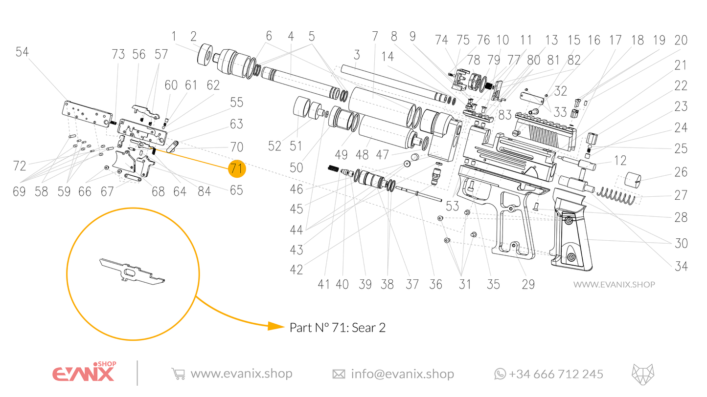 Evanix Viper Spare Parts