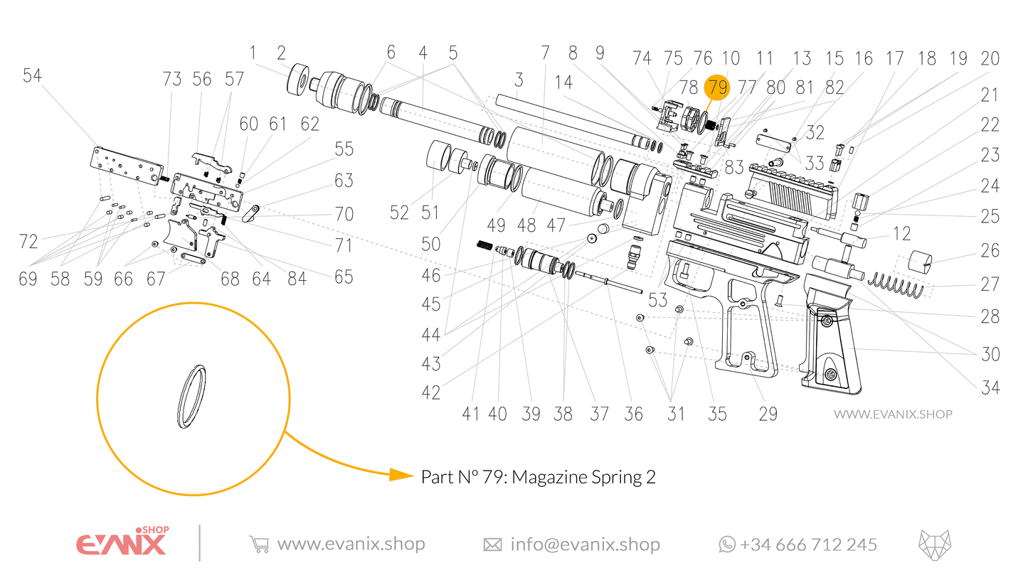 Evanix Viper Spare Parts