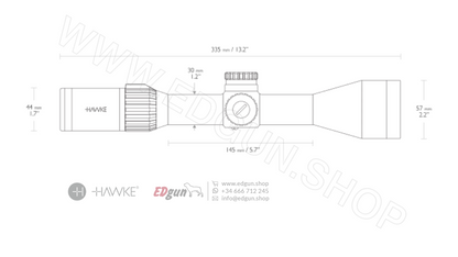 Map of the Hawke FRONTIER scope